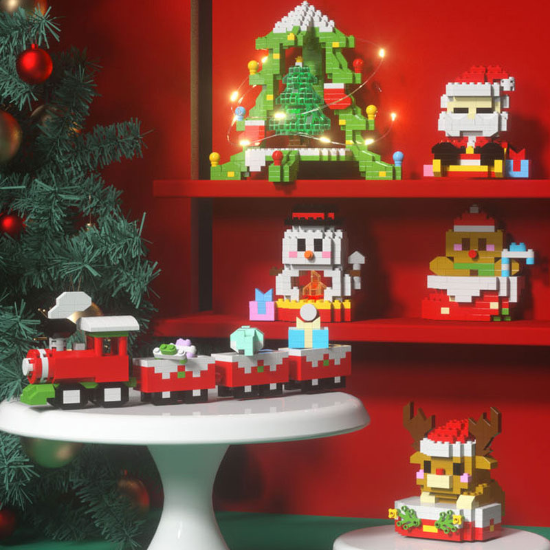 Kerstmis Bouwsets - Figuurtjes, Kersthuis en Adventskalender