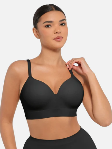 Feelingirl Wireless Push-Up Naadloos Comfortabele Volledige Dekking BH