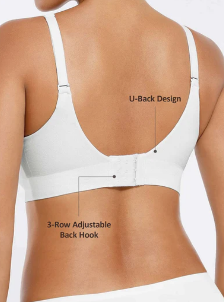 Feelingirl Wireless Push-Up Naadloos Comfortabele Volledige Dekking BH
