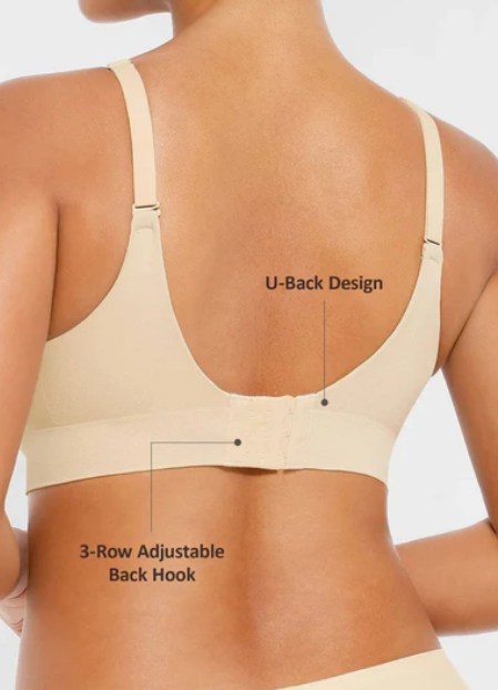 Feelingirl Wireless Push-Up Naadloos Comfortabele Volledige Dekking BH