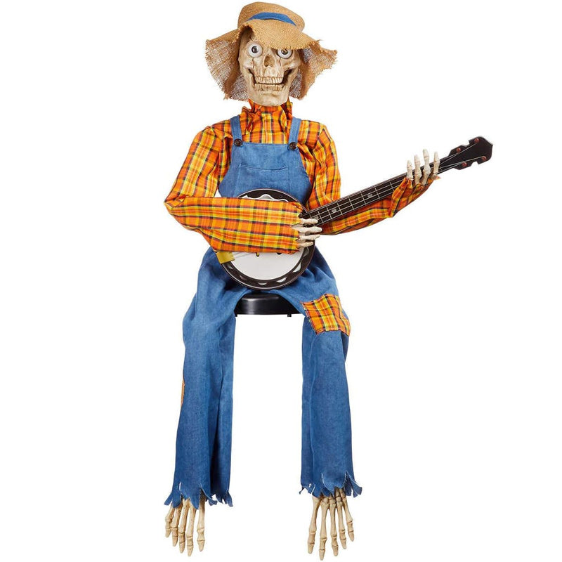 Grappige Geanimeerde Duellerende Banjo-skeletten