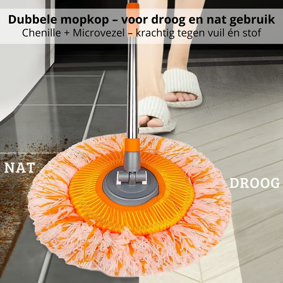 TopClean360™ Mop - Tot aan het plafond, in elke hoek