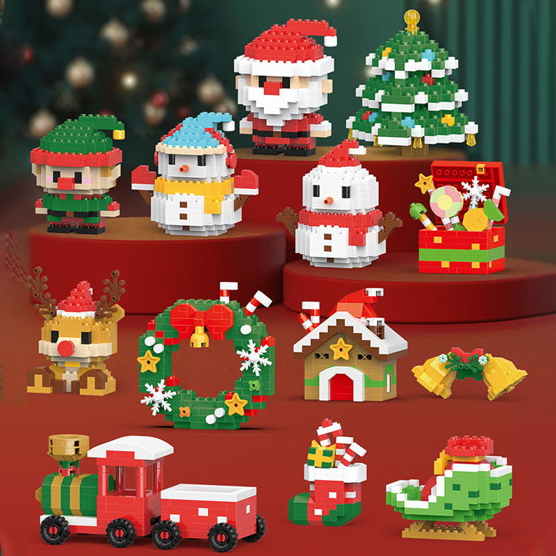 Kerstmis Bouwsets - Figuurtjes, Kersthuis en Adventskalender