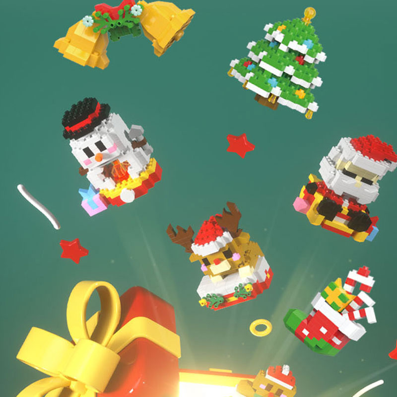 Kerstmis Bouwsets - Figuurtjes, Kersthuis en Adventskalender