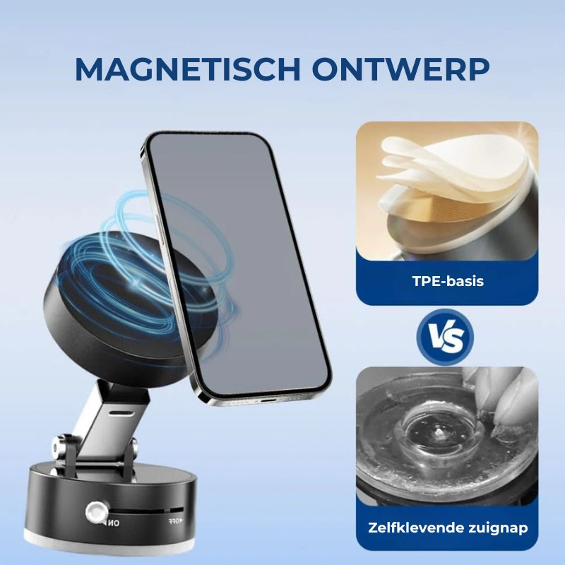 Magnetische und faltbare Handyhalterung mit Saugnapf