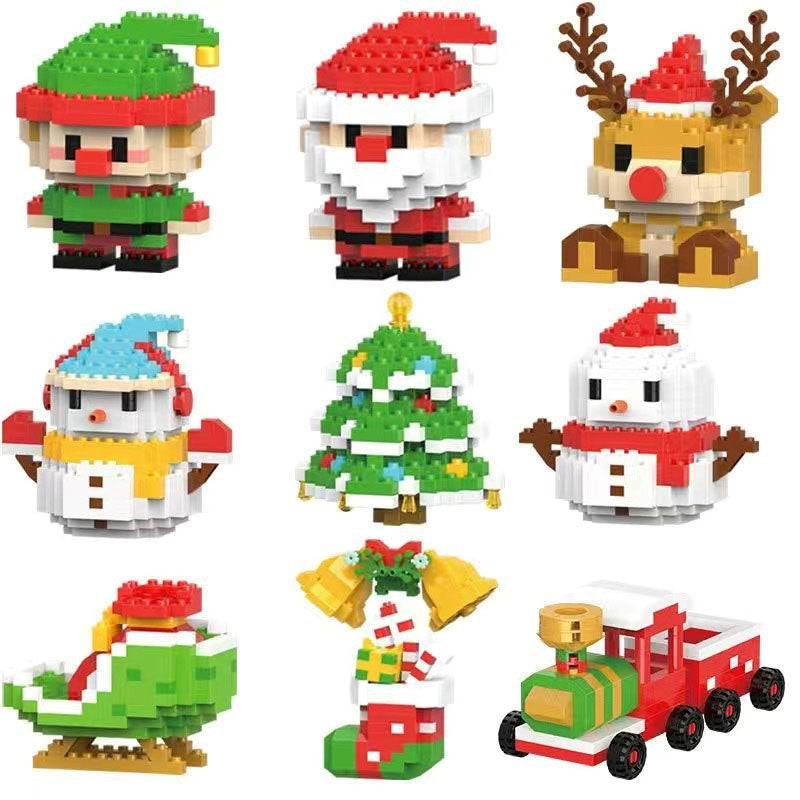Kerstmis Bouwsets - Figuurtjes, Kersthuis en Adventskalender