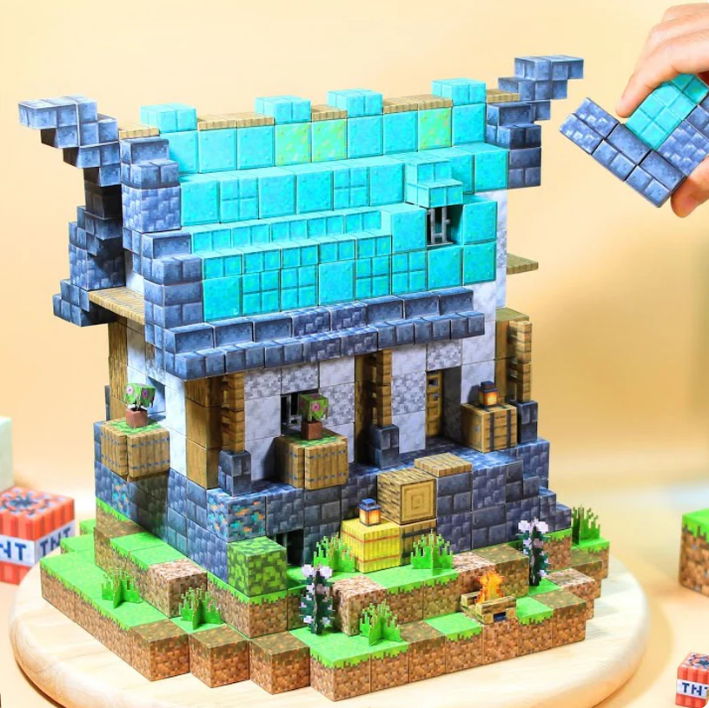 Wat als je kind zijn eigen pixelwereld zou kunnen bouwen... zonder scherm? ๐ฎโจ