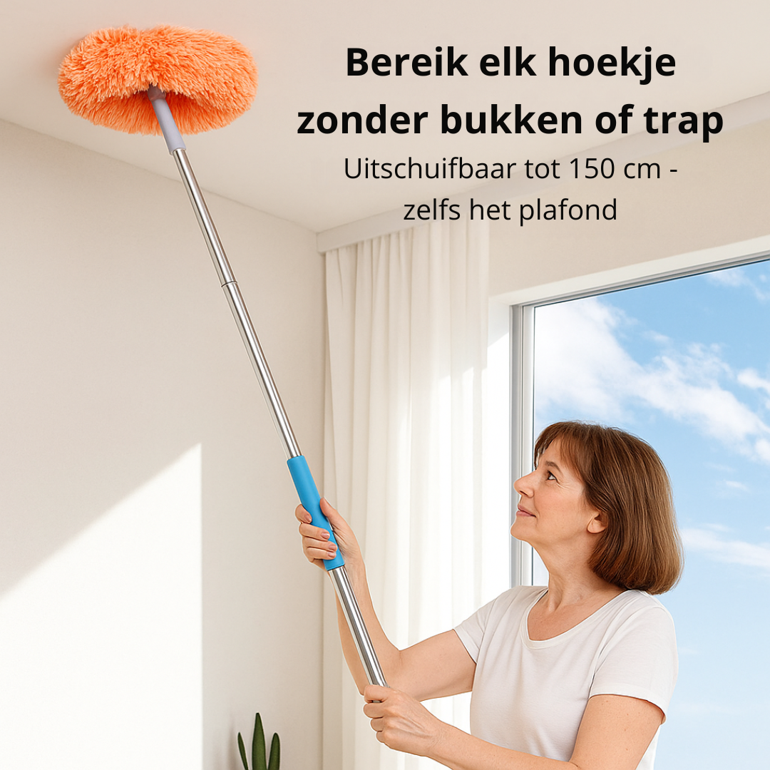 TopClean360™ Mop - Tot aan het plafond, in elke hoek