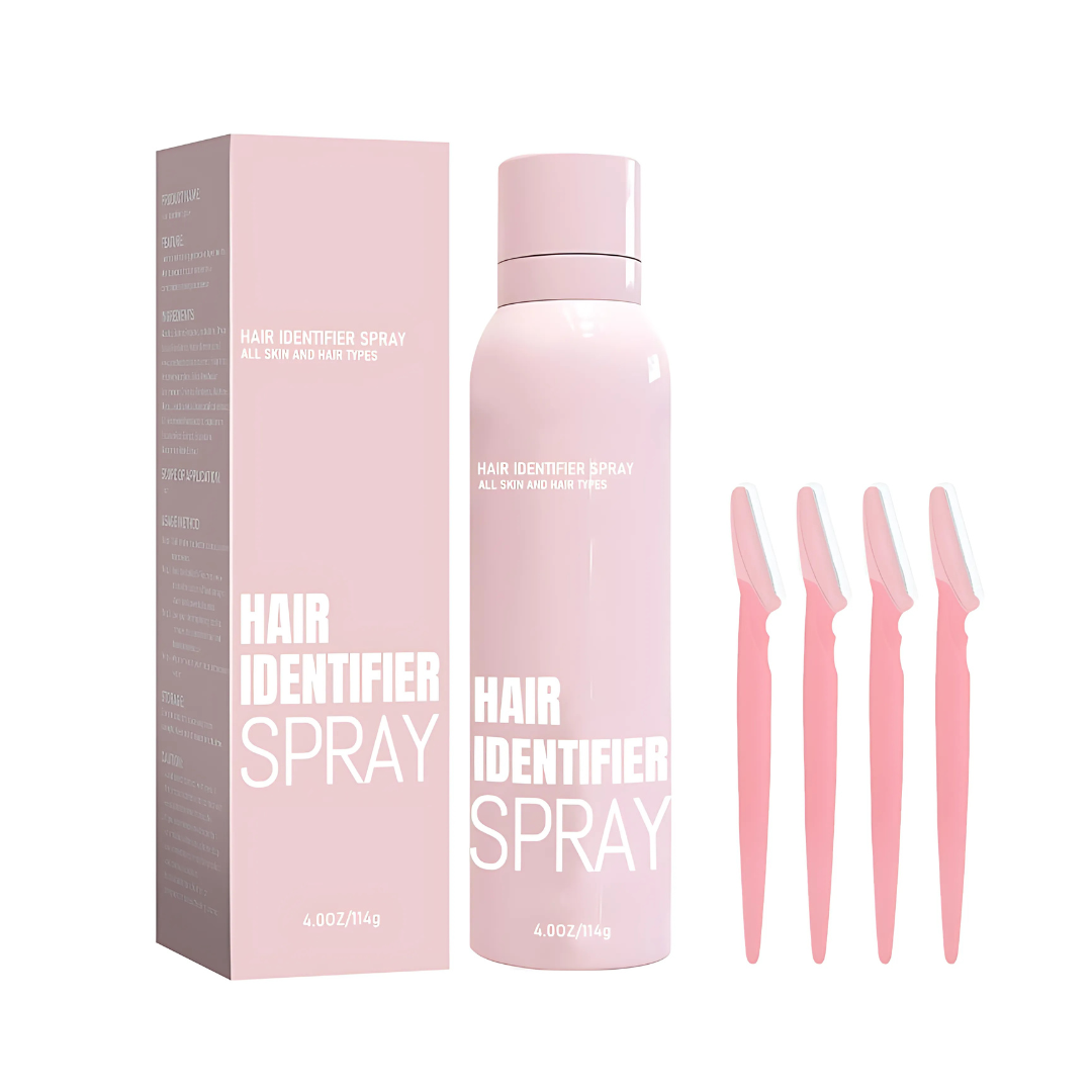 HairIdentifier 1+1 GRATIS: Gemakkelijk Te Gebruiken Gezichtshaar Identificatie Spray Met Scheermessen