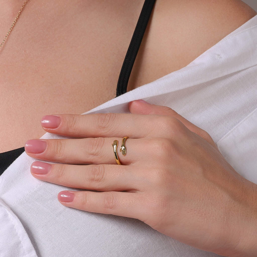 Jewelanceβ’ HugRing: Verstelbare Knuffelring β Een Belofte van Liefde