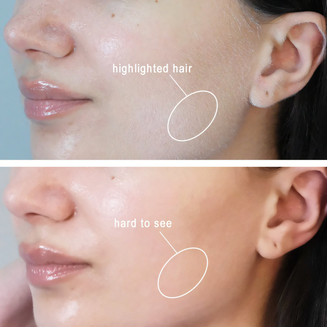 HairIdentifier 1+1 GRATIS: Gemakkelijk Te Gebruiken Gezichtshaar Identificatie Spray Met Scheermessen
