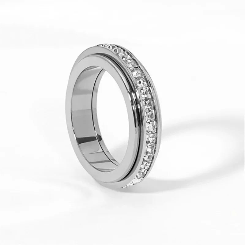 Jewelance™ RotatingRing 1+1 GRATIS: Draaibare Anti-Stress Ring voor Rust & Focus