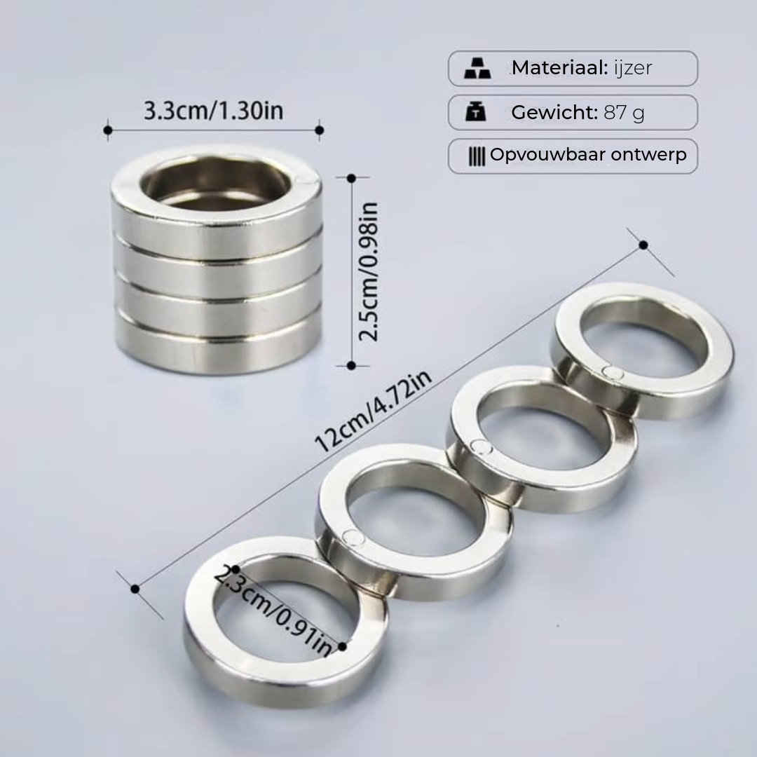 Opvouwbare Fidget Ring