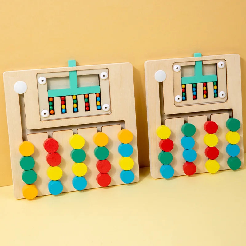 Montessori Wooden Color Matching Puzzle | Boost Cognitive and Motor Skills
