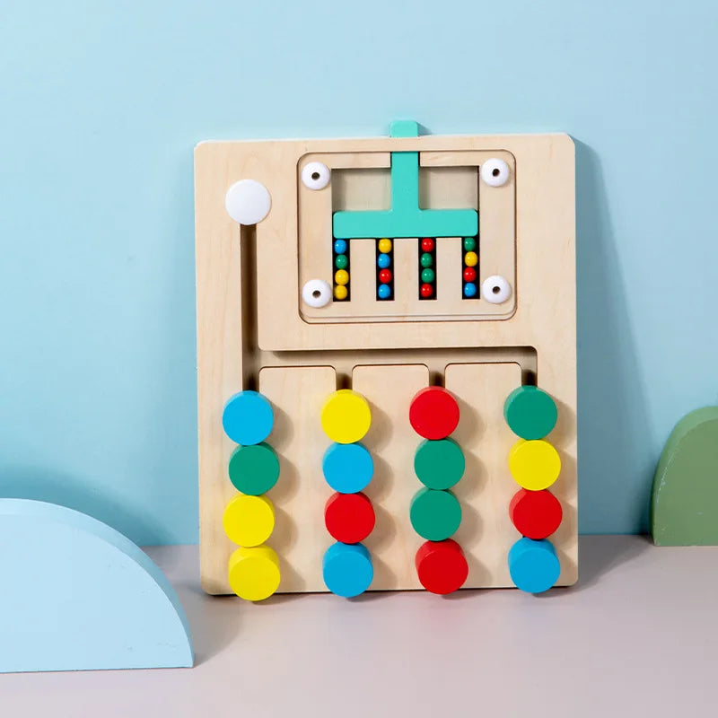 Montessori Wooden Color Matching Puzzle | Boost Cognitive and Motor Skills