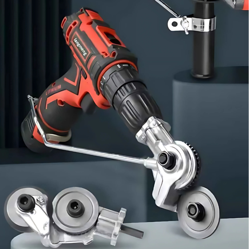 ShearCutter – Elektrisch Boor Opzetstuk Metaalplaat Schaar | Universele Set
