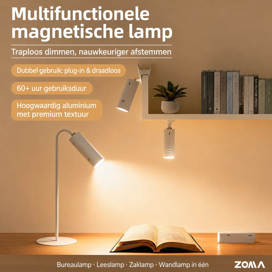 Draadloze oplaadbare LED tafellamp