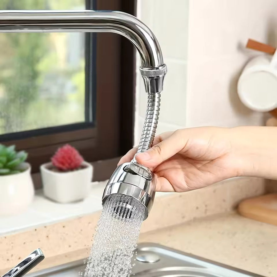 Globetrek° RotateFaucet 1+1 GRATIS: Universele 360° Draaibare Kraanopzet met 3 Waterstanden