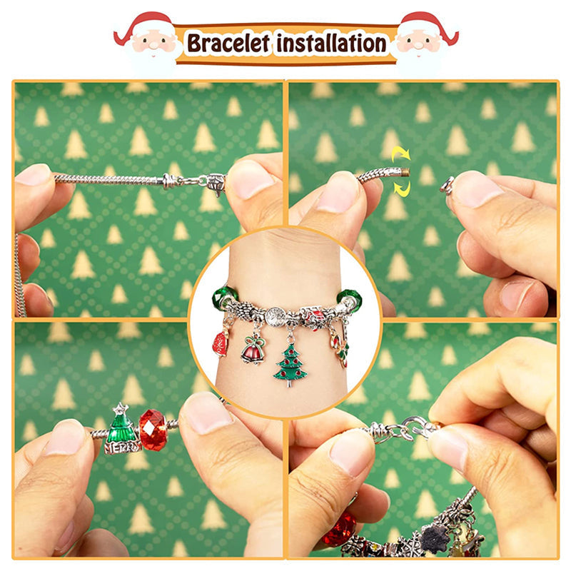 🎅🎄DIY 24 Dagen Kerst Countdown Kalender Armbandenset