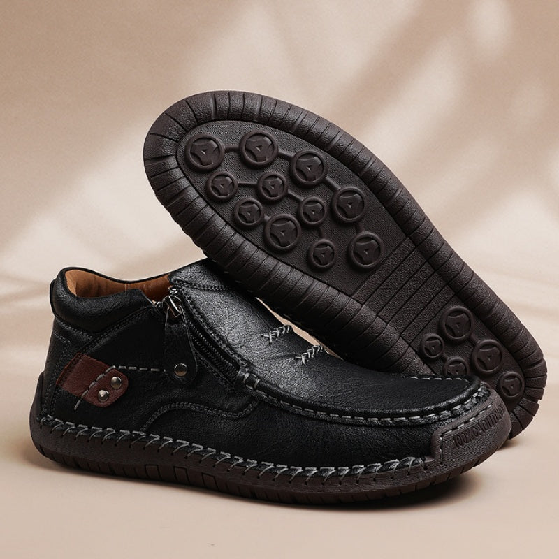 π₯2025 Hot SaleπRetro outdoor casual PU-schoenen voor heren