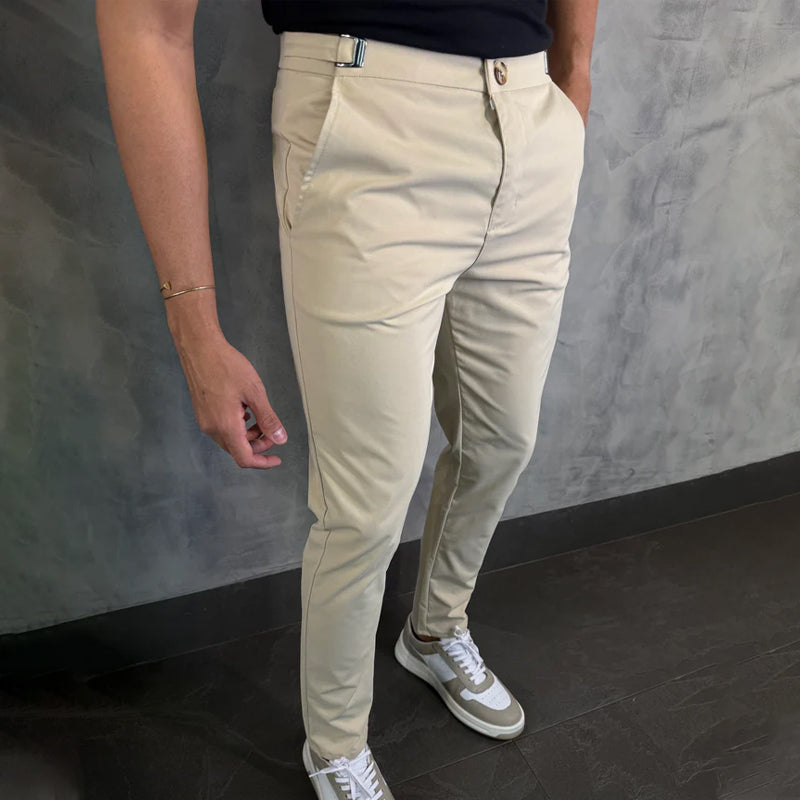 Slim Fit Herenbroek met Stretch – Stijlvol & Comfortabel