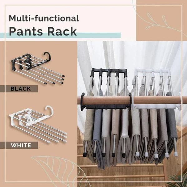 Multifunctioneel broekenrek-Uw garderobe opruimen(🔥KOOP 5 KRIJG 3 GRATIS🔥 )
