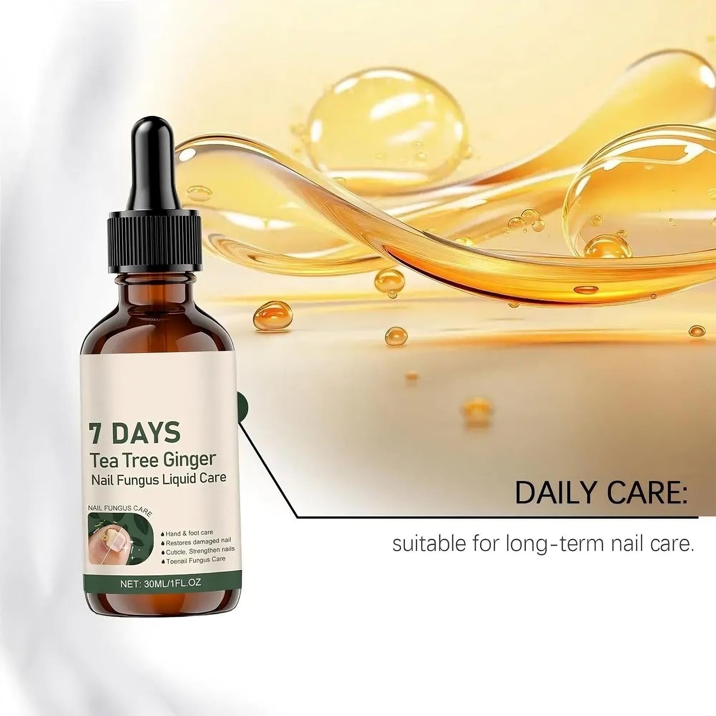 NailDrops 1+1 GRATIS: Vloeibare Nagelschimmelherst Reparatieellende Druppels