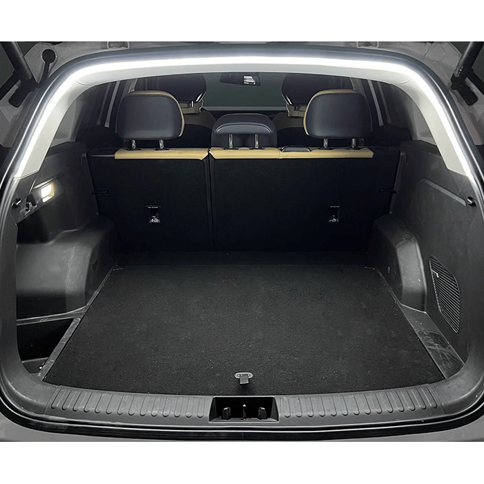 Dynamisch vloeiende kofferbakverlichtingsstrip