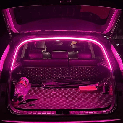 Dynamisch vloeiende kofferbakverlichtingsstrip