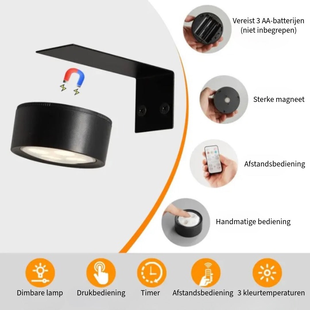 Magnetische Draadloze Lamp