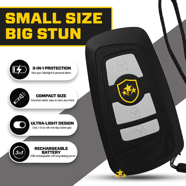 🔥 Jouw 3-in-1 Security Tool met Zaklamp, Alarm en Zelfverdediging