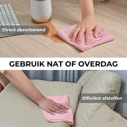 ♻️ Herbruikbare Microvezel Handdoeken op Rol (20st)