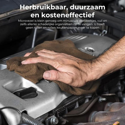 ♻️ Herbruikbare Microvezel Handdoeken op Rol (20st)