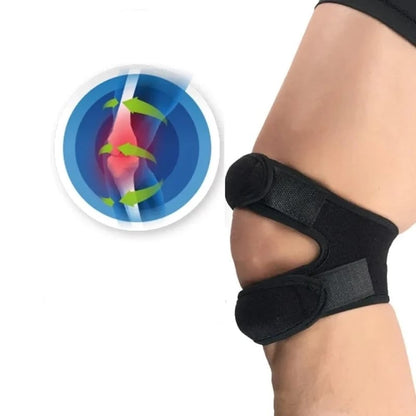 Knie-Stützbandage und Halteband