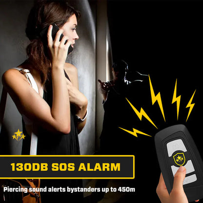 🔥 Jouw 3-in-1 Security Tool met Zaklamp, Alarm en Zelfverdediging