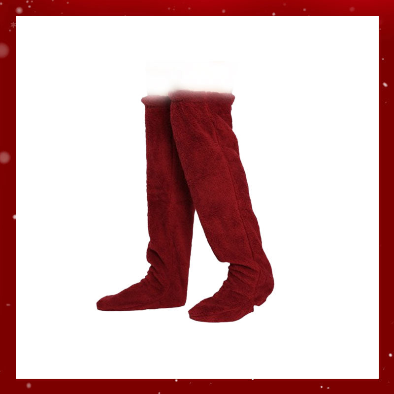 Goose Down Knee Socks For Christmas