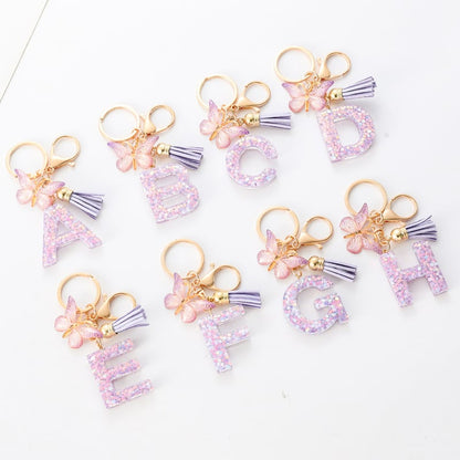 Vlinderletter Sleutelhanger, Levendig, Duurzaam En Lichtgewicht Cadeau