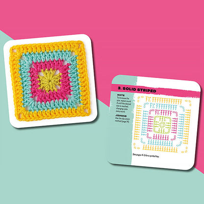 CrochetCards: Gids voor Haakvierkantjes - Complete Kaartenset voor Haken