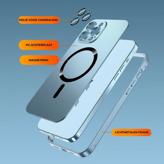 Aluminium MagSafe magnetische iPhone hoes