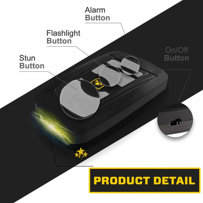 🔥 Jouw 3-in-1 Security Tool met Zaklamp, Alarm en Zelfverdediging