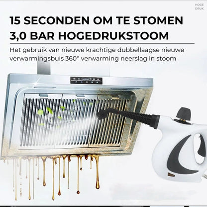 Handstoomreiniger voor Thuisgebruik - Multifunctionele Hogedruk Dieptereiniger