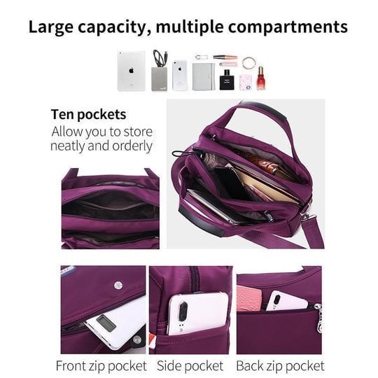 🔥HELEMAAL HOT – 50% KORTING!👜 Modebewuste Anti-diefstal Schoudertas
