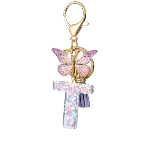 Vlinderletter Sleutelhanger, Levendig, Duurzaam En Lichtgewicht Cadeau