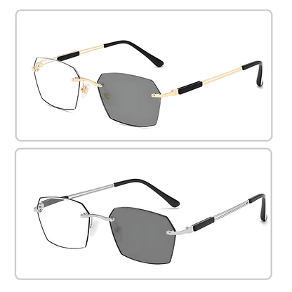 TintGlasses 1+1 GRATIS: Fotochromatisch Blauwlicht Blokkerend Tint Leesbril