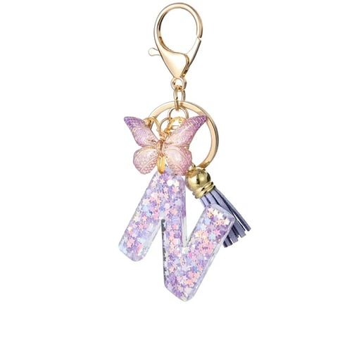Vlinderletter Sleutelhanger, Levendig, Duurzaam En Lichtgewicht Cadeau