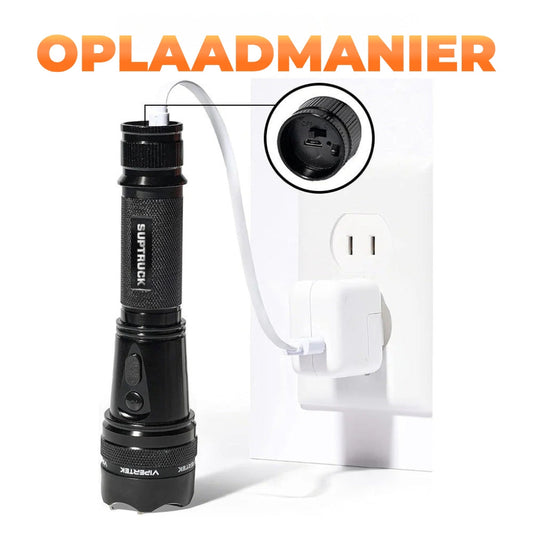 VoltGuard X95 Tactische Stun Zaklamp ⚡ Licht in het donker, kracht in gevaar