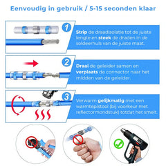 Soldeer afdichting draad connectoren