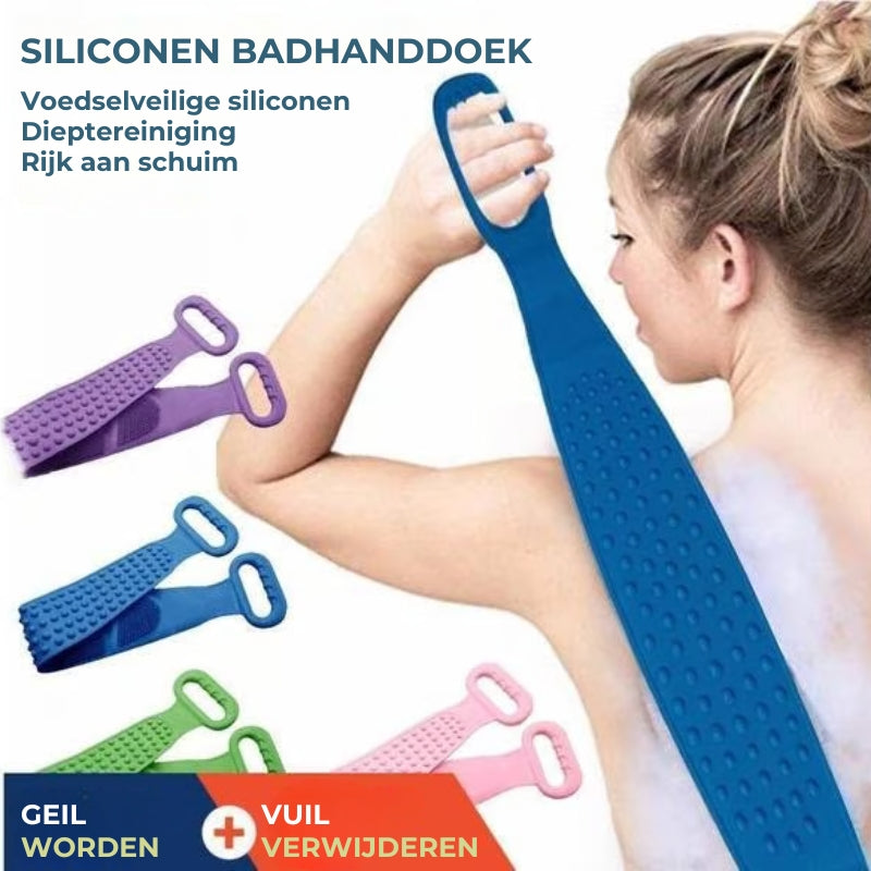 Siliconen Rugscrubber