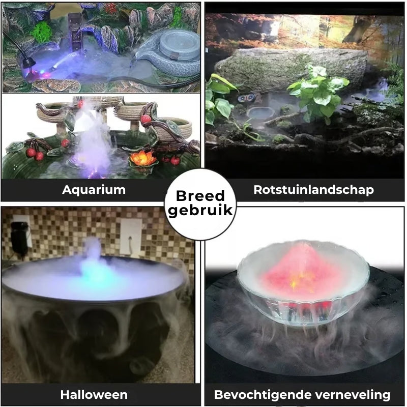 Ultrasone Mistmachine – Binnen/buiten Landschapsarchitectuur