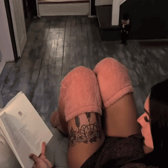 Goose Down Knee Socks For Christmas